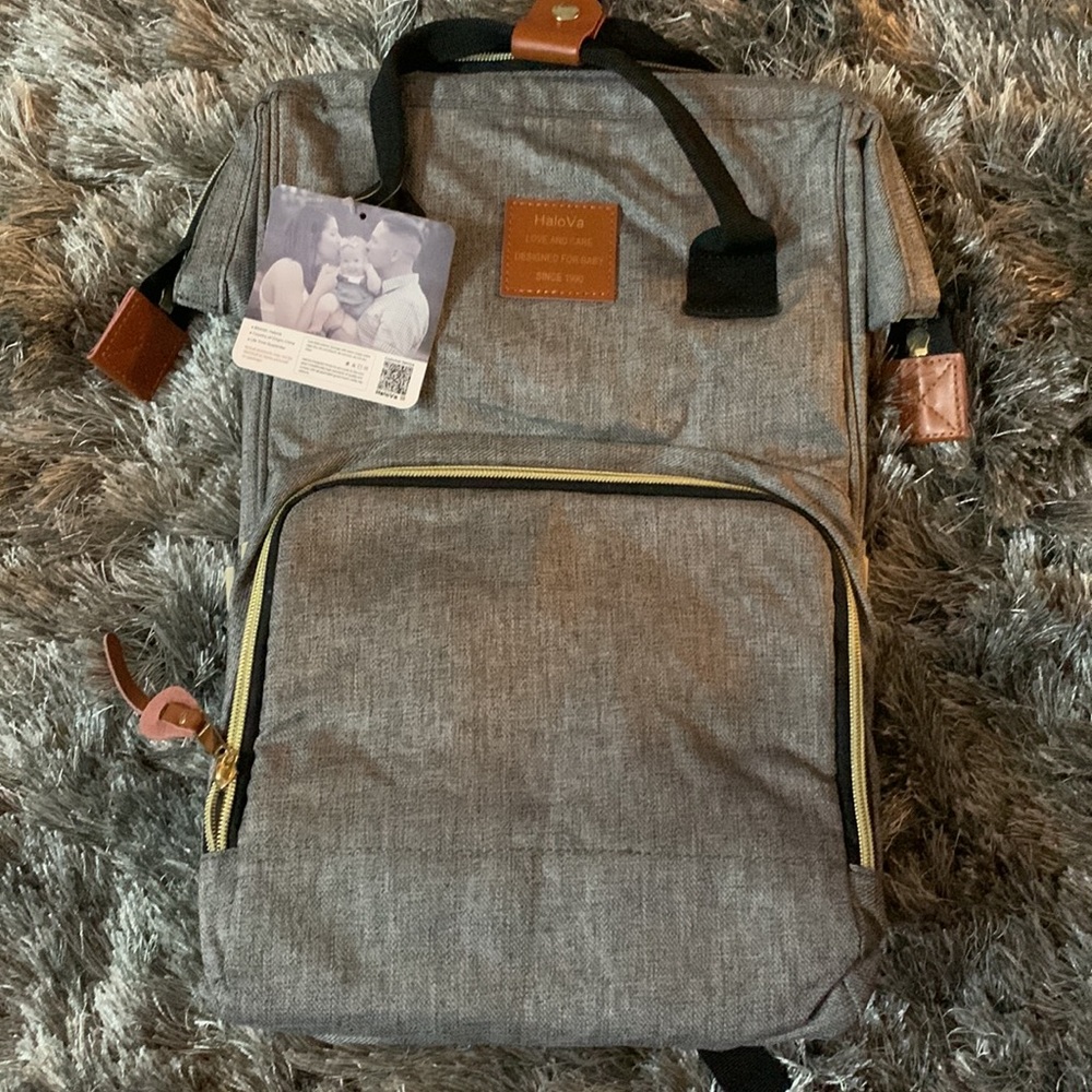 Diaper Bag brand new unisex brand HaloVa